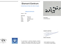Diamant - 1.00 carat natuurlijke zwarte diamant (gecertificeerd) - afbeelding 3 van  3