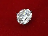 Diamant - 1.00 karaat briljant diamant (gecertificeerd) - afbeelding 2 van  3
