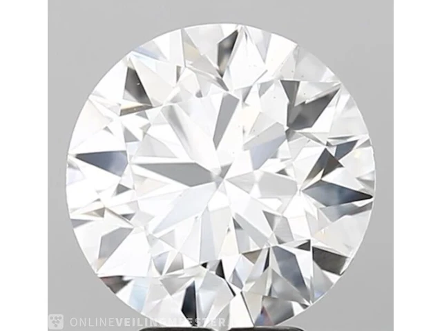 Diamant - 1.00 karaat briljant geslepen diamant (gecertificeerd) - afbeelding 1 van  5