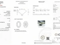 Diamant - 1.00 karaat diamant (gecertificeerd) - afbeelding 3 van  4