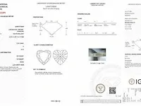 Diamant - 1.00 karaat diamant (gecertificeerd) - afbeelding 3 van  3