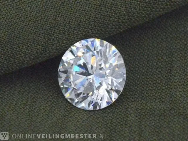 Diamant - 1.00 karaat diamant (gecertificeerd) - afbeelding 1 van  3