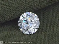 Diamant - 1.00 karaat diamant (gecertificeerd) - afbeelding 1 van  3