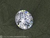 Diamant - 1.00 karaat diamant (gecertificeerd) - afbeelding 2 van  3
