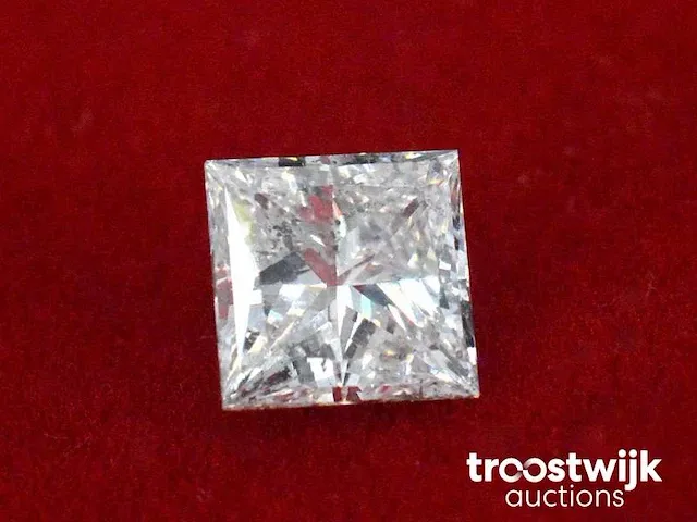 Diamant - 1.00 karaat echte diamant (gecertificeerd) - afbeelding 1 van  3