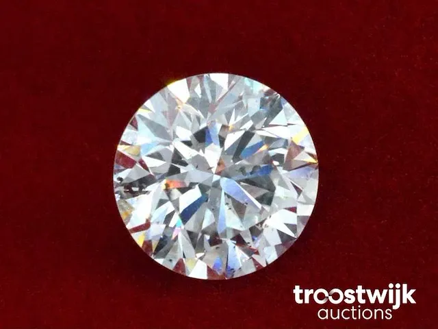 Diamant - 1.00 karaat echte diamant (gecertificeerd) - afbeelding 1 van  4