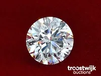 Diamant - 1.00 karaat echte diamant (gecertificeerd) - afbeelding 1 van  4