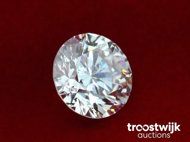Diamant - 1.00 karaat echte diamant (gecertificeerd) - afbeelding 3 van  4