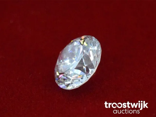 Diamant - 1.00 karaat echte diamant (gecertificeerd) - afbeelding 4 van  4