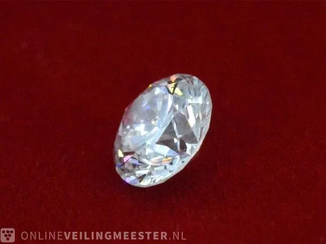 Diamant - 1.00 karaat echte diamant (gecertificeerd) - afbeelding 3 van  5