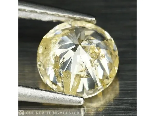 Diamant - 1.00 karaat echte diamant (gecertificeerd) - afbeelding 3 van  5