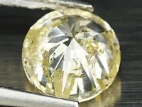 Diamant - 1.00 karaat echte diamant (gecertificeerd) - afbeelding 3 van  5