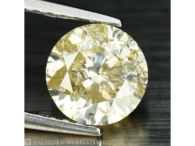 Diamant - 1.00 karaat echte diamant (gecertificeerd) - afbeelding 4 van  5