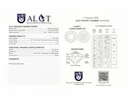 Diamant - 1.00 karaat echte diamant (gecertificeerd) - afbeelding 5 van  5