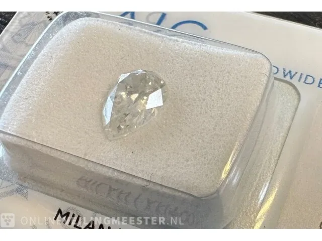 Diamant - 1.00 karaat echte diamant (gecertificeerd) - afbeelding 1 van  6