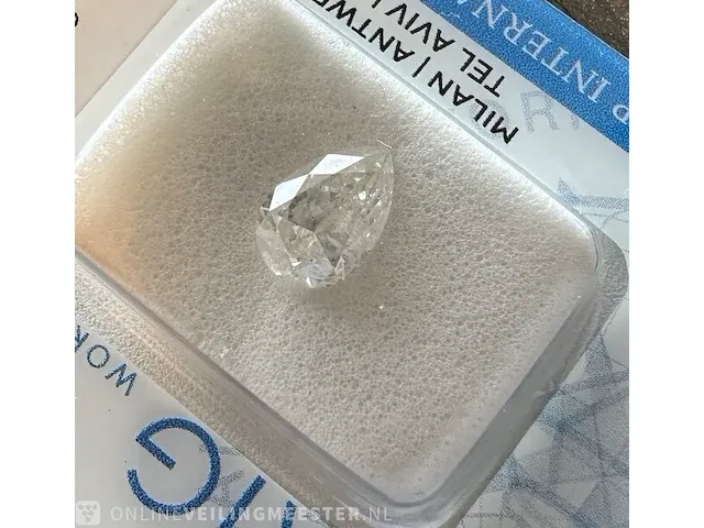 Diamant - 1.00 karaat echte diamant (gecertificeerd) - afbeelding 2 van  6
