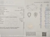 Diamant - 1.00 karaat echte diamant (gecertificeerd) - afbeelding 5 van  6