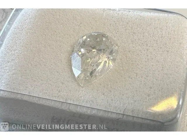 Diamant - 1.00 karaat echte diamant (gecertificeerd) - afbeelding 6 van  6