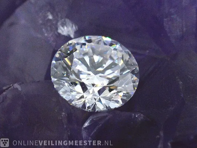 Diamant - 1.00 karaat echte diamant (gia gecertificeerd) - afbeelding 2 van  3