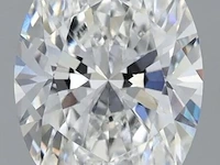 Diamant - 1.00 karaat ovaal geslepen diamant (gecertificeerd) - afbeelding 1 van  5