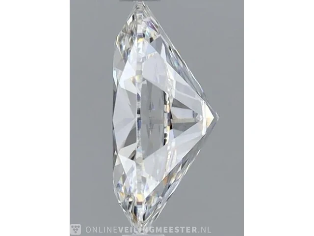 Diamant - 1.00 karaat ovaal geslepen diamant (gecertificeerd) - afbeelding 2 van  5