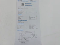 Diamant - 1.00ct ( hrd gecertificeerd ) - afbeelding 5 van  6