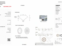 Diamant - 1.01 carat diamant (gecertificeerd) - afbeelding 3 van  5