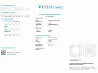 Diamant - 1.01 carat echte diamant (gecertificeerd) - afbeelding 3 van  5