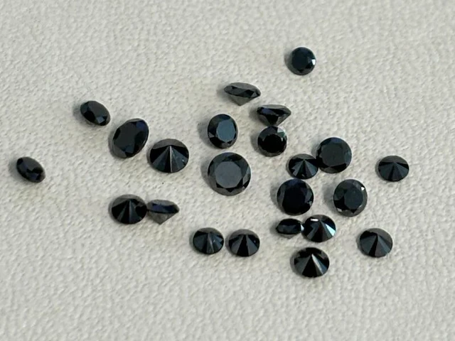 Diamant - 1.01 carat echte natuurlijke zwarte diamant (gecertificeerd) - afbeelding 1 van  4