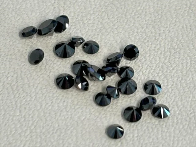 Diamant - 1.01 carat echte natuurlijke zwarte diamant (gecertificeerd) - afbeelding 2 van  4