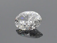 Diamant - 1.01 carat ovaal geslepen diamant met een hrd certificaat (gecertificeerd) - afbeelding 1 van  5
