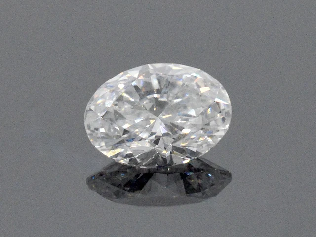 Diamant - 1.01 carat ovaal geslepen diamant met een hrd certificaat (gecertificeerd) - afbeelding 2 van  5