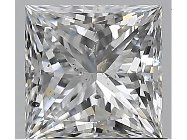 Diamant - 1.01 carat prinses geslepen diamant met een hrd certificaat (gecertificeerd) - afbeelding 1 van  5