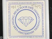 Diamant - 1.01 karaat echte diamant (gecertificeerd) - afbeelding 5 van  5