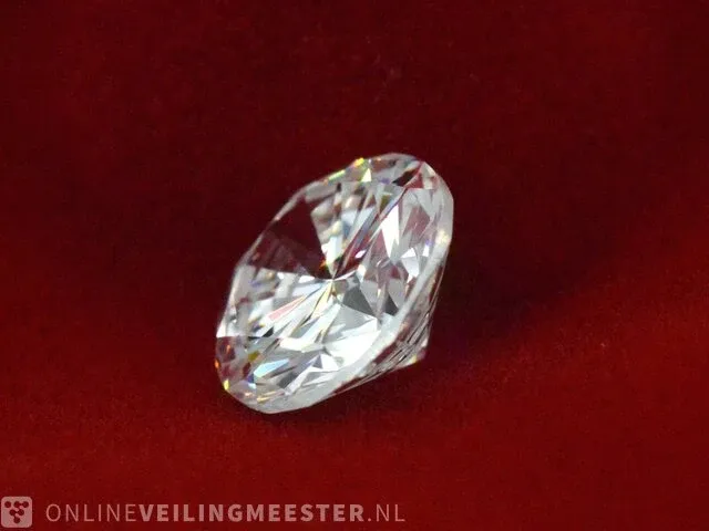 Diamant - 1.01 karaat echte diamant (gecertificeerd) - afbeelding 2 van  3