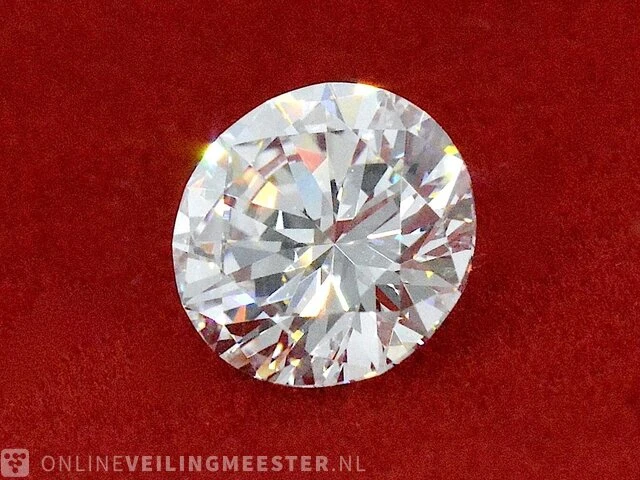 Diamant - 1.01 karaat echte diamant (gecertificeerd) - afbeelding 1 van  4