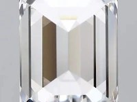 Diamant - 1.01 karaat emerald geslepen diamant ( igi gecertificeerd ), lab grown - afbeelding 1 van  7