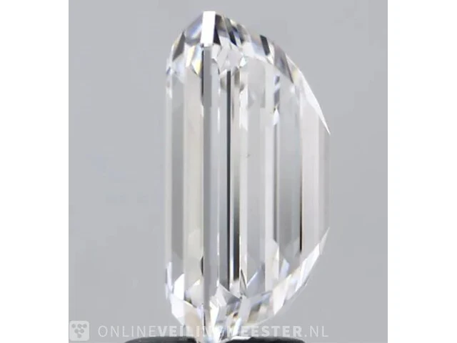 Diamant - 1.01 karaat emerald geslepen diamant ( igi gecertificeerd ), lab grown - afbeelding 3 van  7