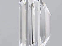 Diamant - 1.01 karaat emerald geslepen diamant ( igi gecertificeerd ), lab grown - afbeelding 3 van  7
