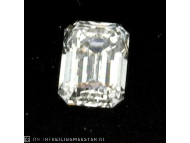 Diamant - 1.01 karaat emerald geslepen diamant ( igi gecertificeerd ), lab grown - afbeelding 6 van  7