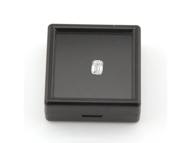 Diamant - 1.01 karaat emerald geslepen diamant ( igi gecertificeerd ), lab grown - afbeelding 7 van  7