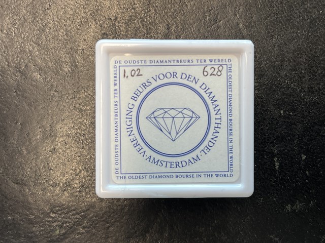 Diamant - 1.02 carat echte diamant - afbeelding 2 van  4