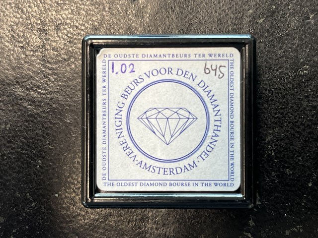 Diamant - 1.02 carat natuurlijke diamant - afbeelding 2 van  2