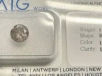 Diamant - 1.02 karaat echte diamant (gecertificeerd) - afbeelding 3 van  4