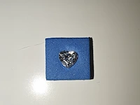 Diamant - 1.02 karaat hart briljant geslepen diamant (igi gecertificeerd) - afbeelding 1 van  5