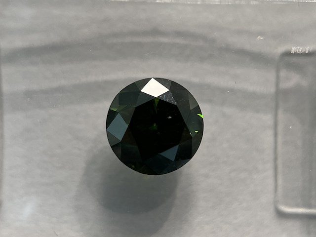 Diamant - 1.03 carat groene diamant (gecertificeerd) - afbeelding 1 van  5