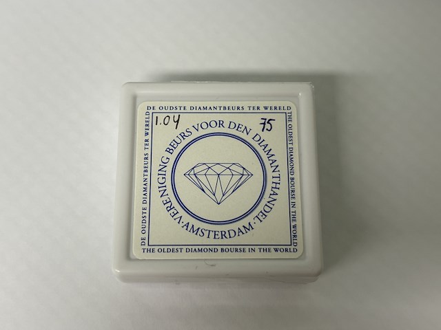 Diamant - 1.04 carat natuurlijke diamant - afbeelding 2 van  4