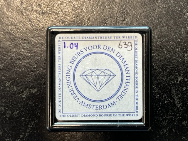 Diamant - 1.04 carat natuurlijke diamant - afbeelding 2 van  4