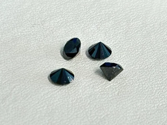 Diamant - 1.04 carat natuurlijke zwarte diamant (gecertificeerd) - afbeelding 2 van  4