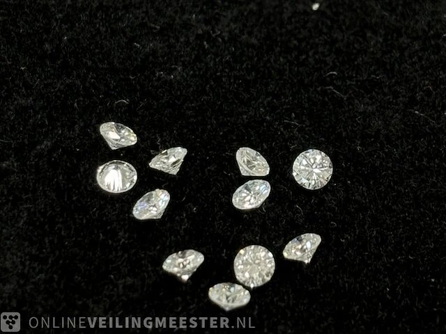 Diamant - 1.04 karat echte natuurlijke diamanten (gecertificeerd) - afbeelding 1 van  3